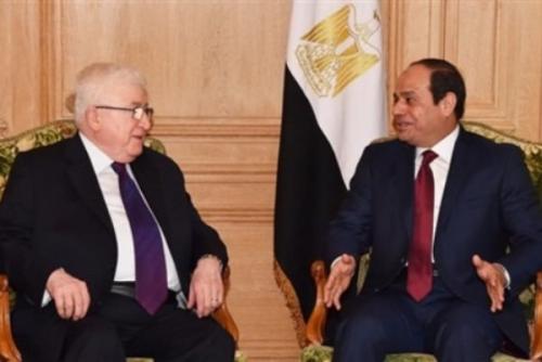 گفتگوی تلفنی رؤسای جمهور مصر و عراق 