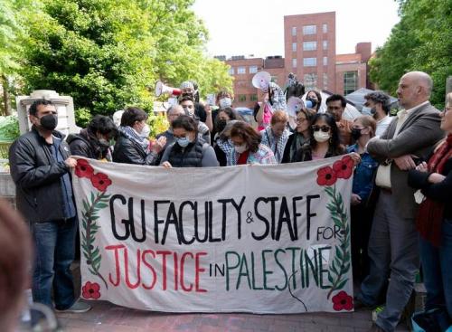 تظاهرات حامیان فلسطین در دانشگاه‌های آمریکا