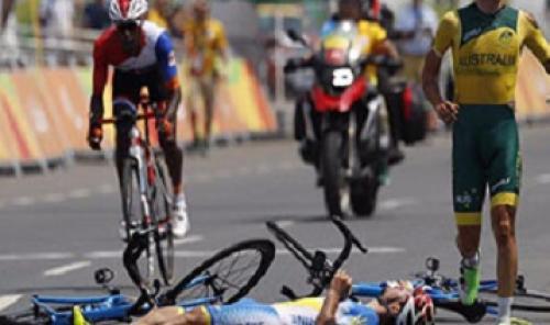 فیلم/ سانحه دلخراش دوچرخه سواران در پارالمپیک ریو 