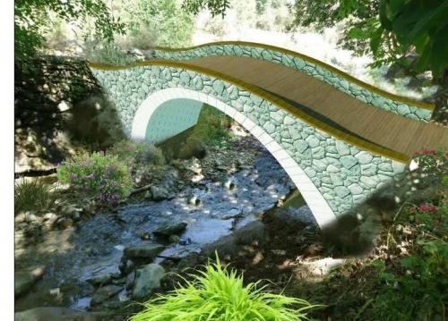 احداث اولین پل تمام سنگی ایران 