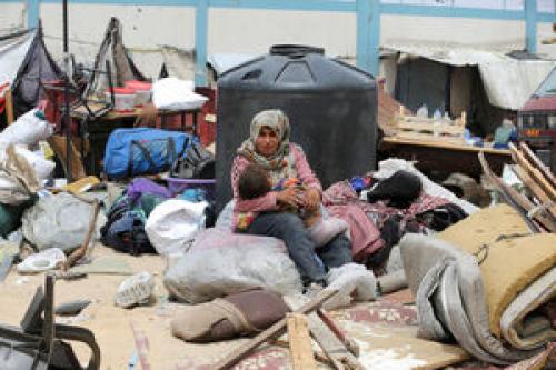 ۹۰ %ساکنان نوار غزه آواره شده‌اند