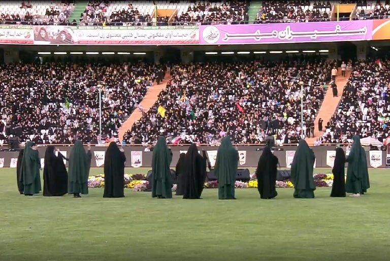 اجتماع ۱۰۰ هزار نفری «حجاب» در ورزشگاه آزادی