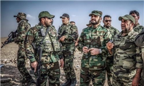 حضور دبیر کل «نجباء» عراق در عملیات موصل