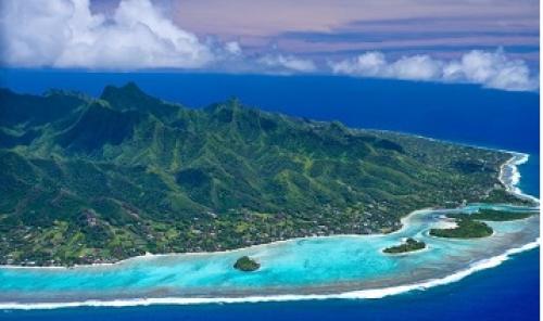 عکس/ جزایر زیبای کوک واقع در قارهٔ اقیانوس آرام جنوبی