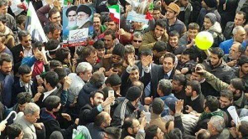حضور دکتر احمدی نژاد در راهپیمایی ۲۲ بهمن/تصاویر