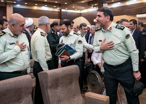  مراسم تودیع و معارفه رئیس پلیس تهران/عکس