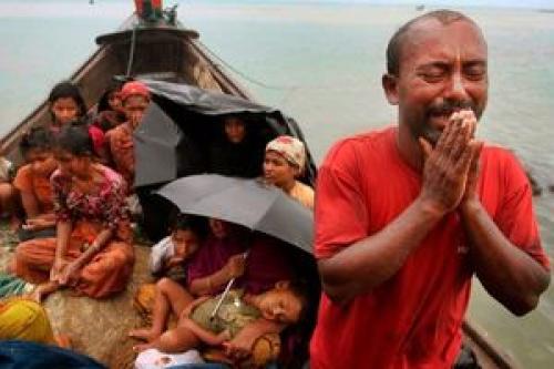  مسلمانان روهینگیا به بنگلادش گریخته‌اند