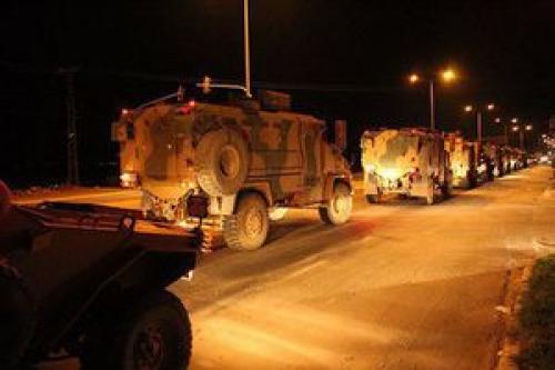  ترکیه تجهیزات نظامی به مرز سوریه فرستاد