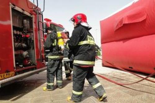 نجات ۴۰ نفر از آتش‌سوزی پاساژی در تهران