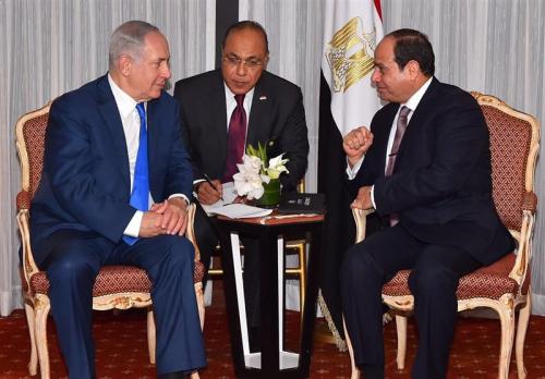  دیدار السیسی و نتانیاهو در نیویورک 