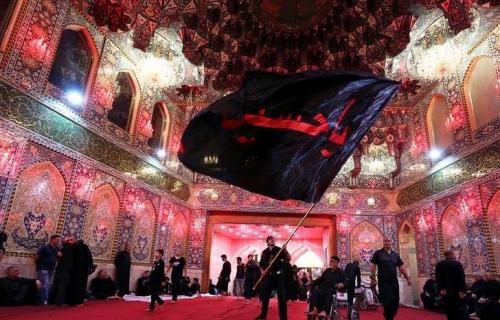 عکس/ عزاداری شب تاسوعای حسینی در کربلای معلی