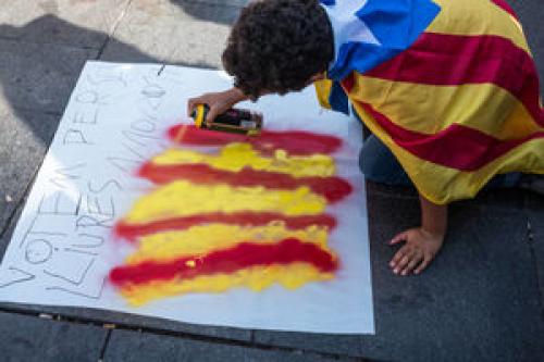 میزان مشارکت در همه پرسی کاتالونیا