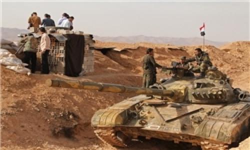 پیشروی ارتش سوریه در شهر المیادین 