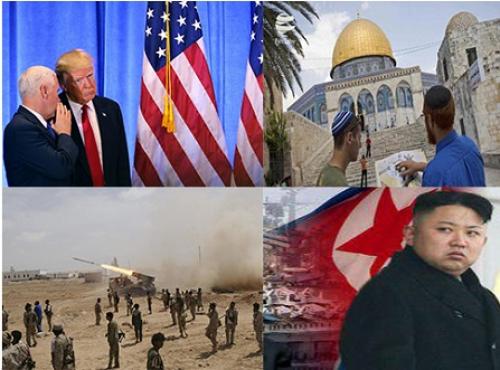 از تلاش ترامپ برای پایتختی بیت المقدس تا شایعه تبانی با کرملین برای پیروزی در انتخابات