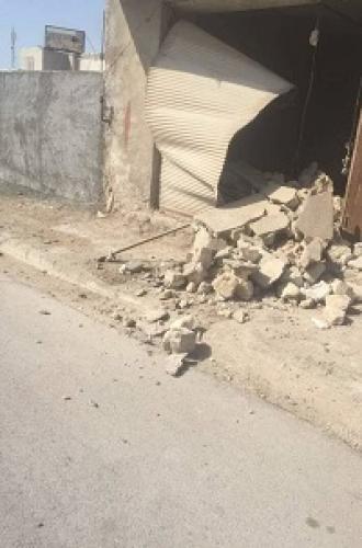  تصویری از خسارت زلزله در شهر دیّر
