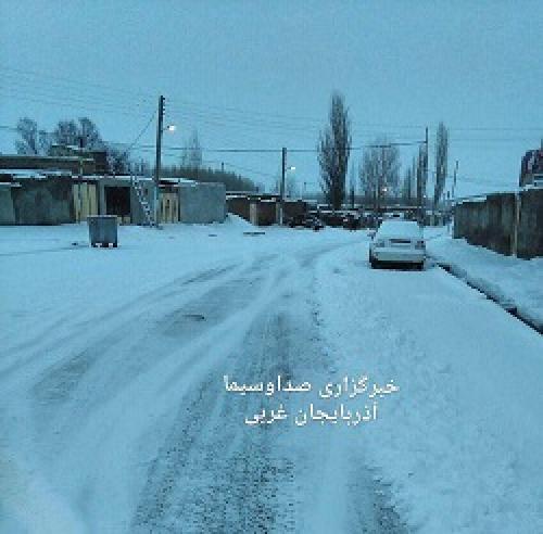 بارش برف زمستانی در آذربایجان غربی