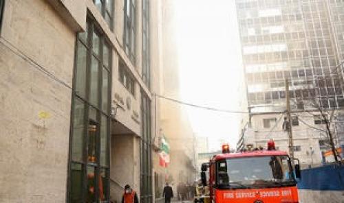 وضعیت آتش‌سوزی در ساختمان وزارت نیرو