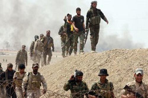 عملیات «حشدالشعبی» علیه داعش در مرز سوریه