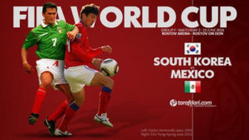  ترکیب تیم‌های کره‌جنوبی و مکزیک درجام جهانی2018 اعلام شد 