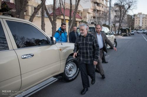 سردار قاسم سلیمانی وارد همدان شد
