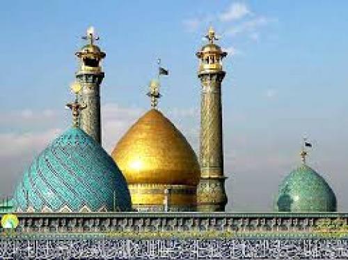 غبارروبی ضریح‌مطهر حضرت عبدالعظیم حسنی(ع)+عکس