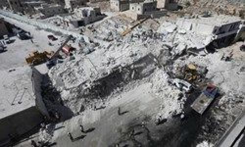  انفجار انبار مهمات در ادلب سوریه