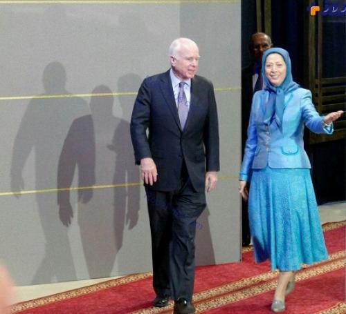 ملکه ترور (مریم رجوی )وربع پهلوی عزادار شدن/مرگ سناتور «جان مک کین» در سن ۸۱ سالگی