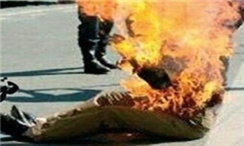  فوت مردی که مقابل شهرداری خودسوزی کرده بود