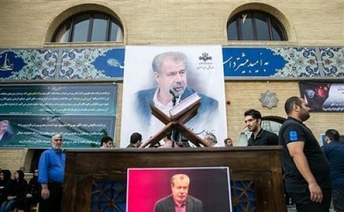 مراسم تشییع پیکر بهرام شفیع 