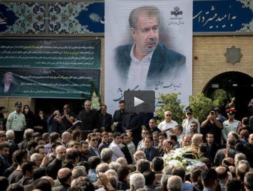  فیلم/ تشییع پیکر "بهرام شفیع"