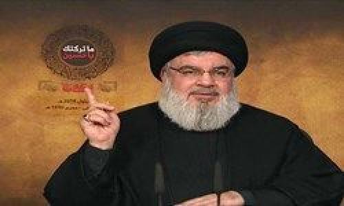 تجلیل سیدحسن نصرالله ازمادر شهیدان مغنیه