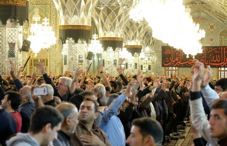  عکس/ عزاداری شهادت حضرت رقیه(س) در حرم رضوی