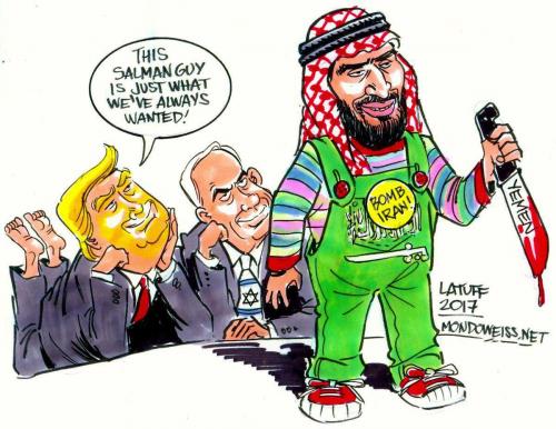یارو بن سلمان همونیه که همیشه میخواستیم / کاریکاتور 