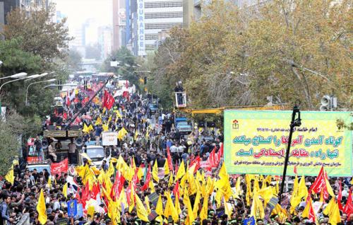 فیلم/ خروش انقلابی ایرانیان برعلیه اسکتبار جهانی