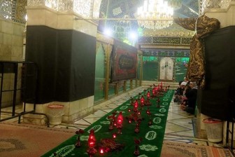  ضریح حضرت رقیه (س) به تهران منتقل شد 