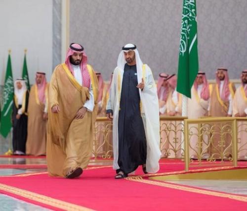  عکس/ دیدار بن سلمان با ولیعهد ابوظبی
