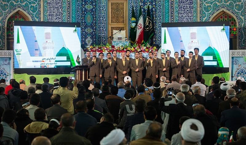 عکس/جشن ولادت پیامبر درحرم عبدالعظیم(ع)