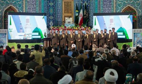 عکس/جشن ولادت پیامبر درحرم عبدالعظیم(ع)