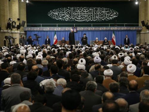 عکس/دیدار میهمانان کنفرانس وحدت اسلامی‌ با رهبر انقلاب