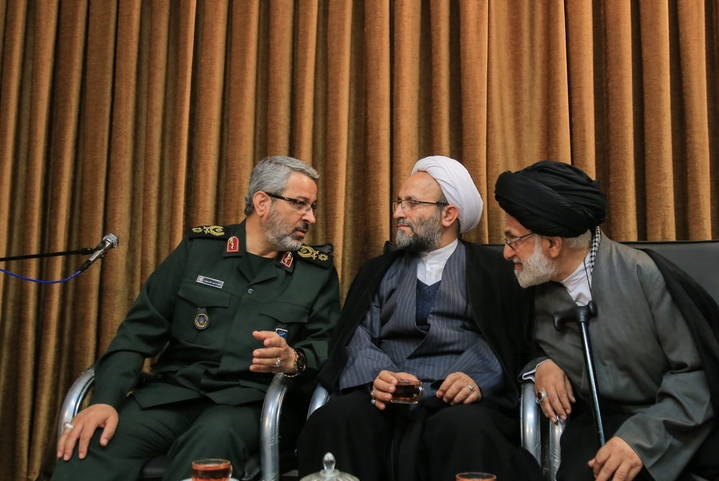  عکس/ دیدار رئیس سازمان بسیج با مراجع قم