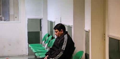 لحظات قبل از اجرای حکم اعدام حمید باقری درمنی 
