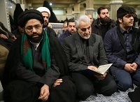 عکس/ حاج قاسم در مراسم ترحیم آیت الله هاشمی شاهرودی