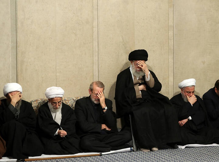  عکس/ مراسم ترحیم آیت‌الله شاهرودی 