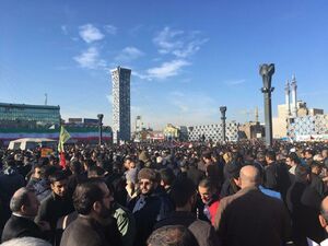 فیلم/ اجتماع باشکوه در میدان امام حسین(ع)تهران