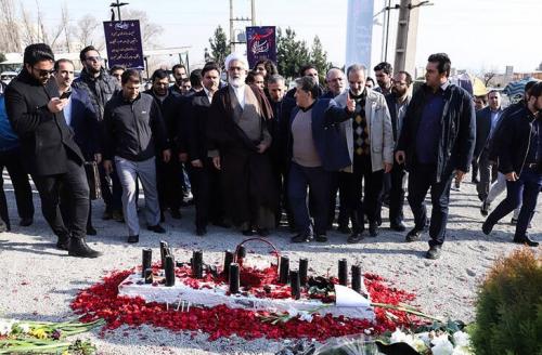  عکس/ بازدید دادستان کل کشور از محل حادثه دانشگاه علوم تحقیقات