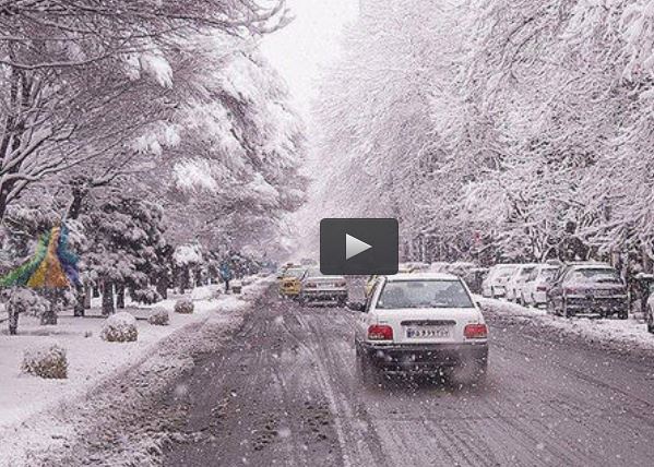 فیلم/ بارش برف در تهران فیلم/ بارش برف در تهران