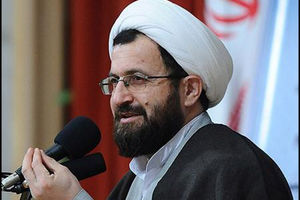 تبریک حجت الاسلام ماندگاری به همسر شهید حججی