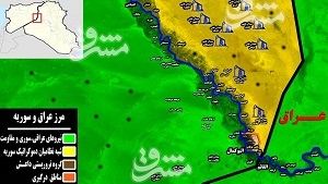 شمارش معکوس برای پایان بازمانده ‌های داعش در شرق رود فرات/ کاهش مناطق تحت اشغال تروریست ها به 30 کیلومتر مربع + نقشه میدانی