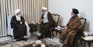  دیدار نماینده ولی فقیه در سپاه با مراجع عظام تقلید