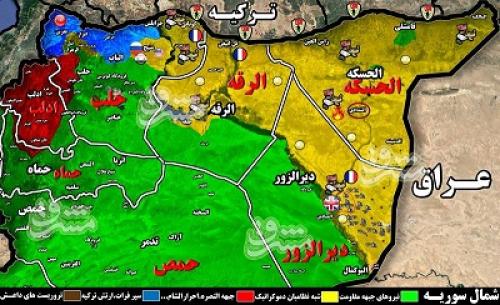 جزئیات غافلگیری کاروان نظامیان ائتلاف غربی در جنوب استان حسکه سوریه/ کشته و زخمی شدن 5 نظامی آمریکایی + نقشه میدانی